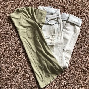 Army Green Pocket T-shirt